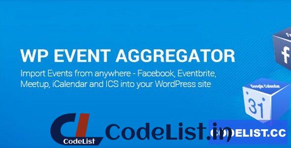 WP Event Aggregator Pro v1.6.1