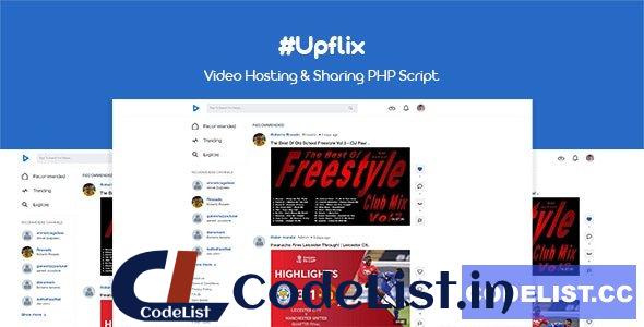 Upflix v1.0.3 – Video Hosting & Sharing PHP Script