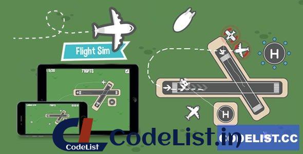 Flight Sim v1.8 – HTML5 Game