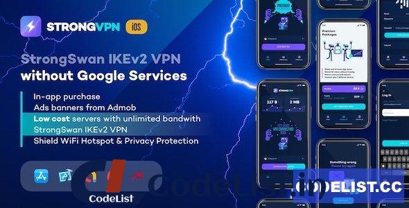 StrongVPN v1.3.0 – StrongSwan IKEv2 VPN stable & free VPN proxy for iOS