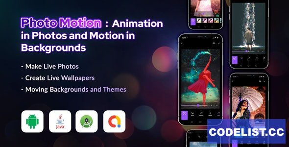 Photo Motion v1.1 – Animation in Photos and Motion in backgrounds