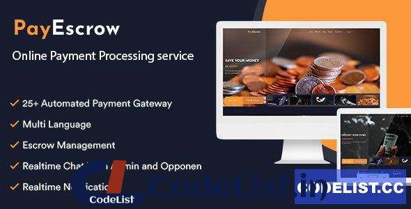 PayEscrow v3.1.2 – Online Payment Processing Service – nulled