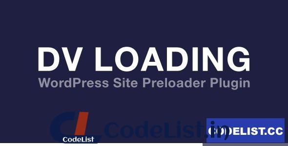 DV Loading v2.1 – WordPress Site Preloader Plugin