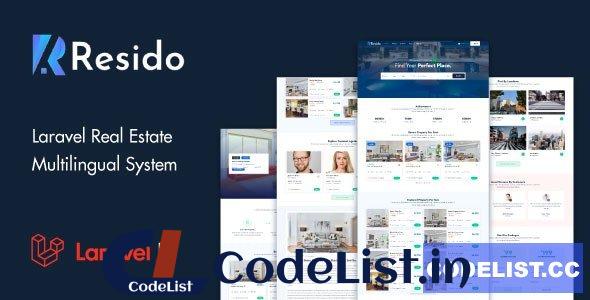 Resido v1.8 – Laravel Real Estate Multilingual System