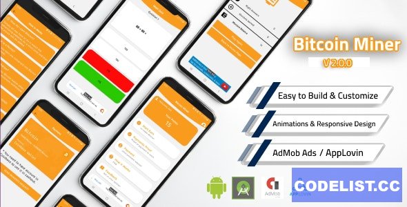 Bitcoin Miner App with Admin Panel and Admob v2.0.0