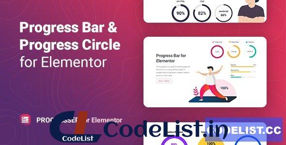 Progresser v1.0 – Progress Bar and Progress Circle for Elementor