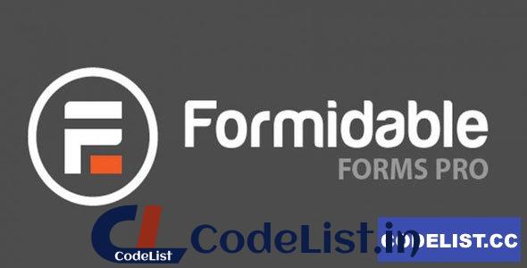 Formidable Forms Pro v6.15