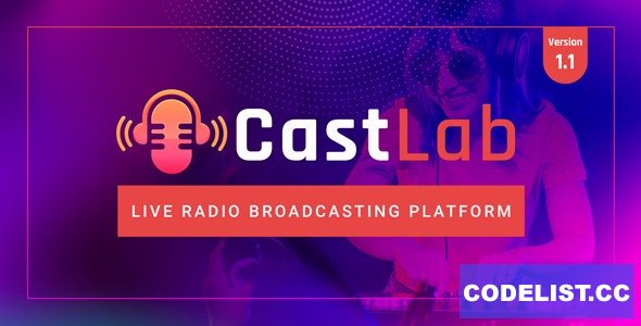 CastLab v1.1 – Live Radio Broadcasting Platform