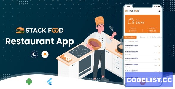 StackFood Multi Restaurant – Food Ordering Restaurant App v7.5