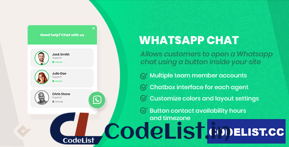 WordPress WhatsApp Chat Box v2.5.7