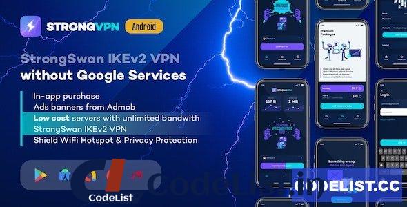 StrongVPN v3.1 – StrongSwan IKEv2 VPN stable & free VPN proxy for Android