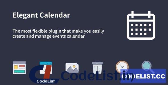 Elegant Calendar v1.1.0 – WordPress Events Calendar Plugin