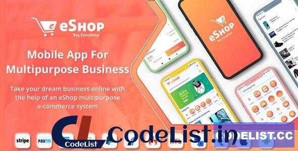 eShop v2.1.0 – Flutter E-commerce Full App