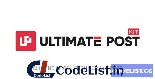 Ultimate Post Kit Pro For Elementor v3.10.7