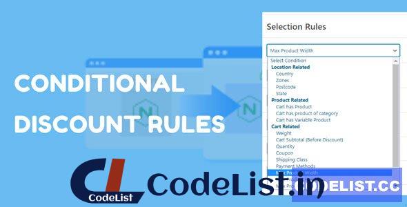 Conditional Discounts for WooCommerce Pro v4.5.0