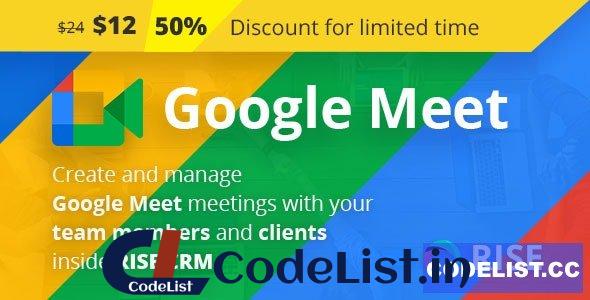 Google Meet Integration for RISE CRM v1.0.0