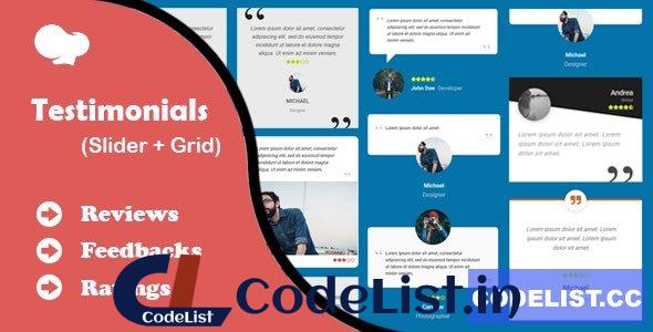 Testimonials Slider and Grid for WPBakery Page Builder v2.0.0