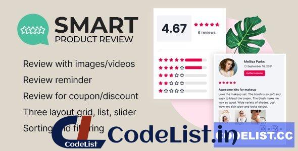 Smart Product Review For WooCommerce v2.0.1