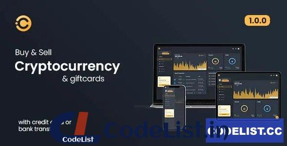 Cryptonite v1.0.0 – Multi featured Crypto buy & sell software with Giftcard marketplace