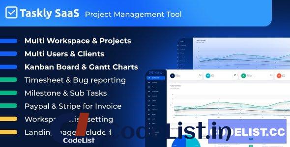 TASKLY SaaS v2.7.0 – Project Management Tool