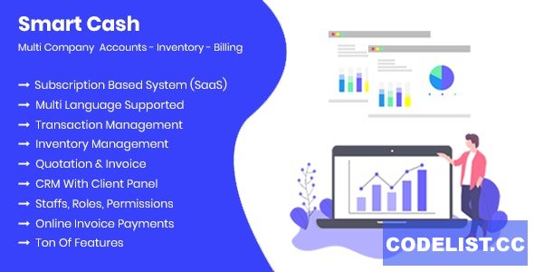 Smart Cash v3.3.1 – Multi Company Accounts Billing & Inventory(SaaS)