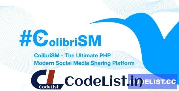 ColibriSM v1.3.2 – The Ultimate PHP Modern Social Media Sharing Platform – nulled