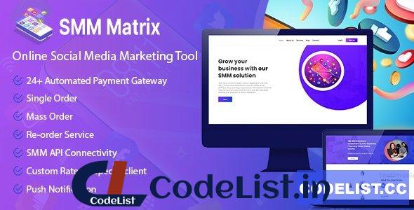 SMM Matrix v1.2 – Social Media Marketing Tool – nulled