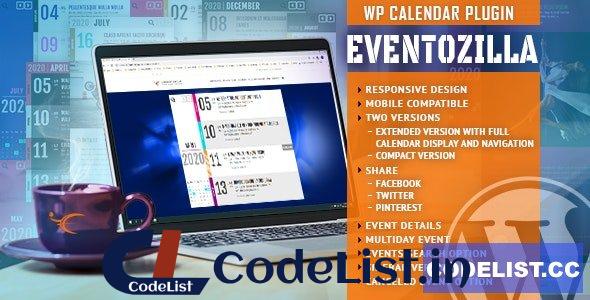 EventoZilla v1.5.2 – Event Calendar WordPress Plugin