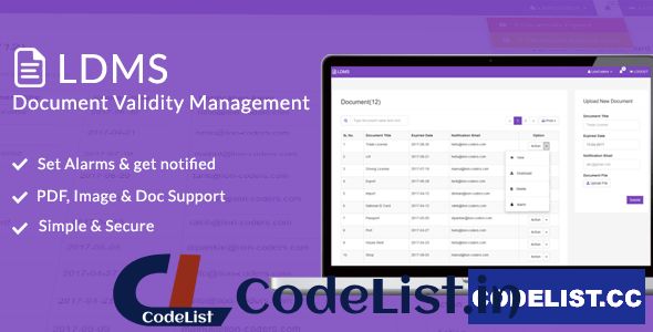 LDMS v1.3 – Document Validity Manager