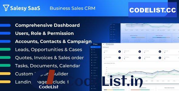 Salesy SaaS v2.5.6 – Business Sales CRM – nulled