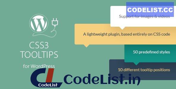 CSS3 Tooltips For WordPress v1.7