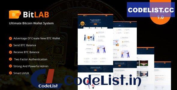 BitLab v1.0 – Ultimate Bitcoin Wallet System – nulled