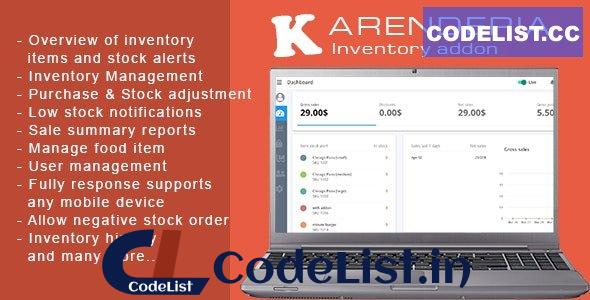 Karenderia Inventory Addon v1.0