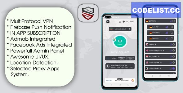 One VPN v1.0 – With Admin Panel And Multi Protocol VPN App