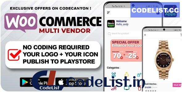 Revo Apps Multi Vendor v4.1.2 – Flutter Marketplace E-Commerce Full App Android iOS – nulled