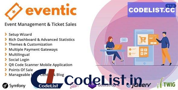 Eventic v1.5 – Ticket Sales and Event Management System