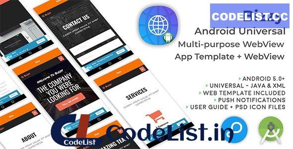 Bizzy – Android Multi-purpose WebView App + Website – 5 November 2021