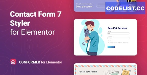 ConFormer v1.0.6 – Contact Form 7 styler for Elementor