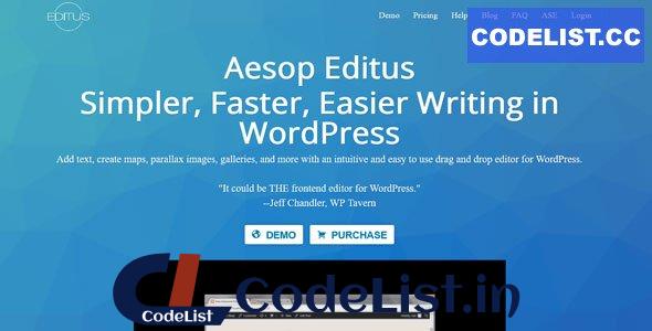 Editus v1.4.5 – Simpler, Faster, Easier Writing in WordPress