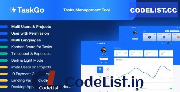 TaskGo v3.8 – Tasks Management Tool