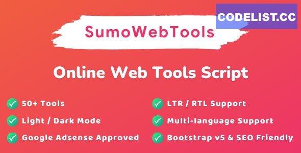 SumoWebTools v2.0.1 – Online Web Tools Script – nulled