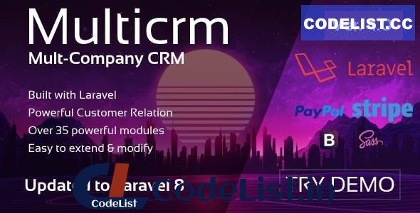 Multicrm v4.0 – Multipurpose Laravel CRM