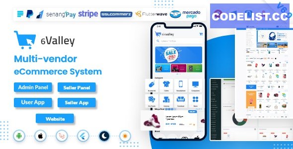 6valley v9.0 – Complete eCommerce Mobile App, Web, Seller and Admin Panel – nulled