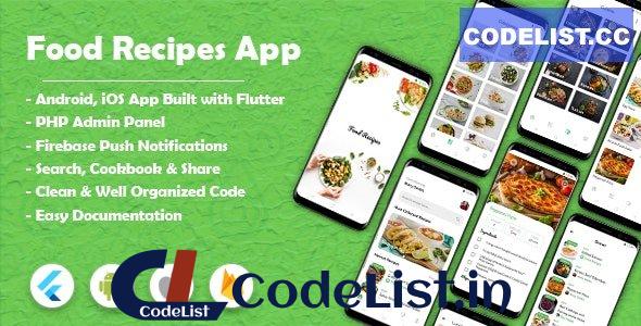 Food Recipes Flutter App (Android & iOS) v1.7