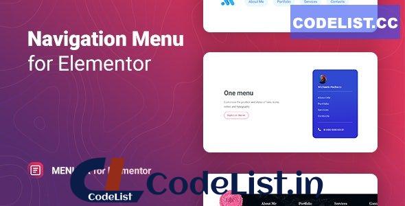 Menuar v1.0.3 – Navigation Menu for Elementor