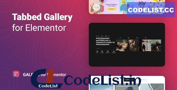 Galerie v1.0.0 – Tabbed Gallery for Elementor