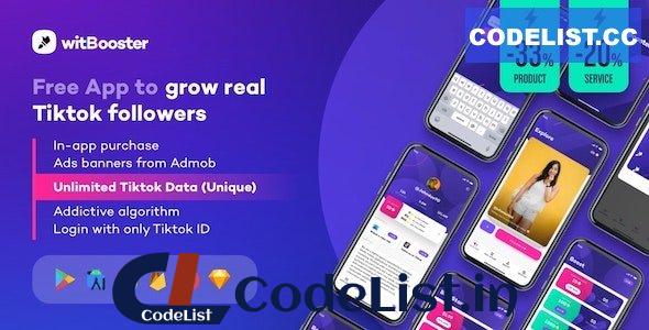 WitBooster v1.9.0 – Free App to grow real Tiktok video followers for Android