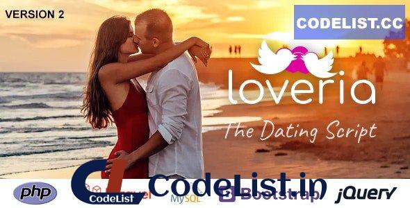 Loveria v2.0.0 – The Laravel PHP Dating Script