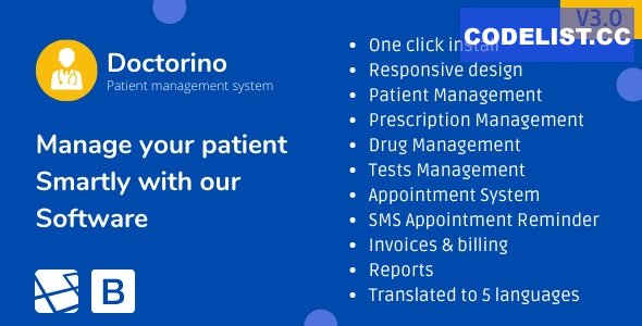 Doctorino v3.1 – Doctor Chamber / Patient Management System