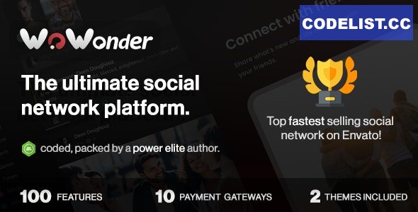 WoWonder v4.1.1 – The Ultimate PHP Social Network Platform – nulled